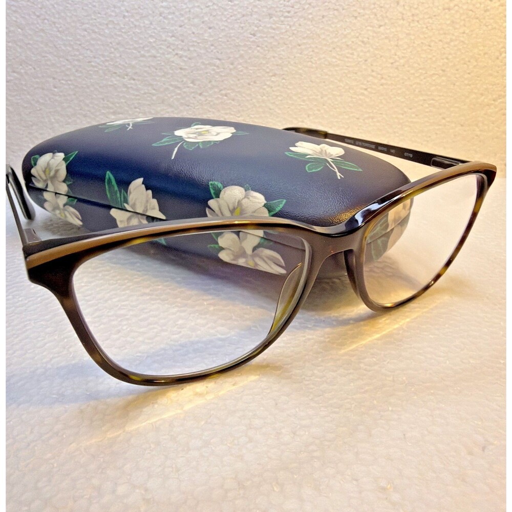 Draper James Eyeglasse Frames DJ5012 215 TORTOISE Brown Rectangle 53-15-140 Case